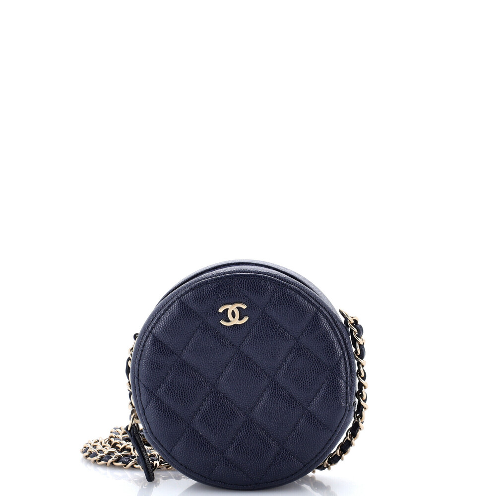 Chanel Mini Round Clutch with Chain